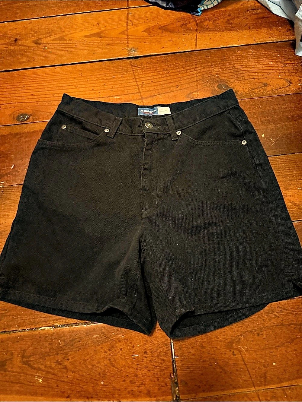 Liz Claiborne Classic Fit Bermuda Shorts Black Bermuda Shorts Size 12